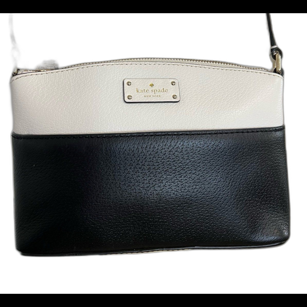 Kate Spade Black & White Grove Street Millie Classic Crossbody #329